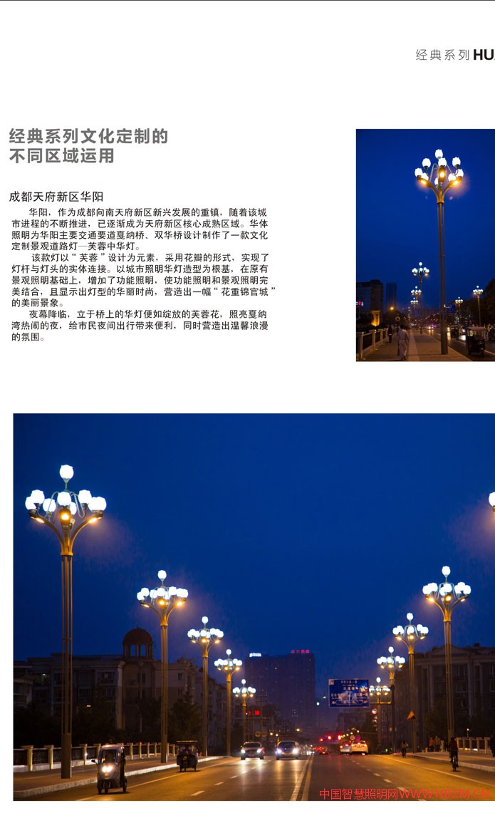 文化定制芙蓉中華燈不同區(qū)域的應(yīng)用成都天府新區(qū)華陽(yáng)
