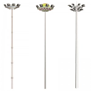 18~30米400瓦鈉燈 LED中高桿燈廣場燈球場燈帶升降