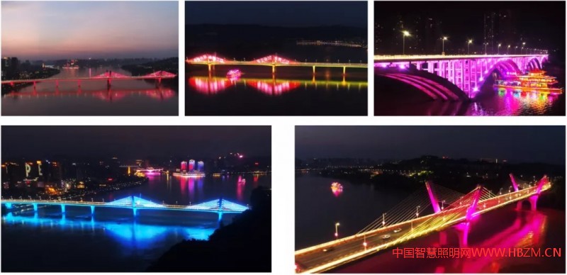 重慶市永川新城區(qū)RGBW夜景聯(lián)動燈飾工程案例